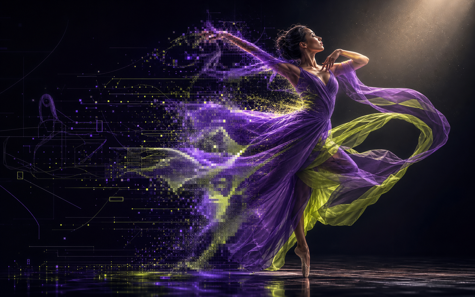 A Seedance video evolving from a generated concept into a detailed 4K frame